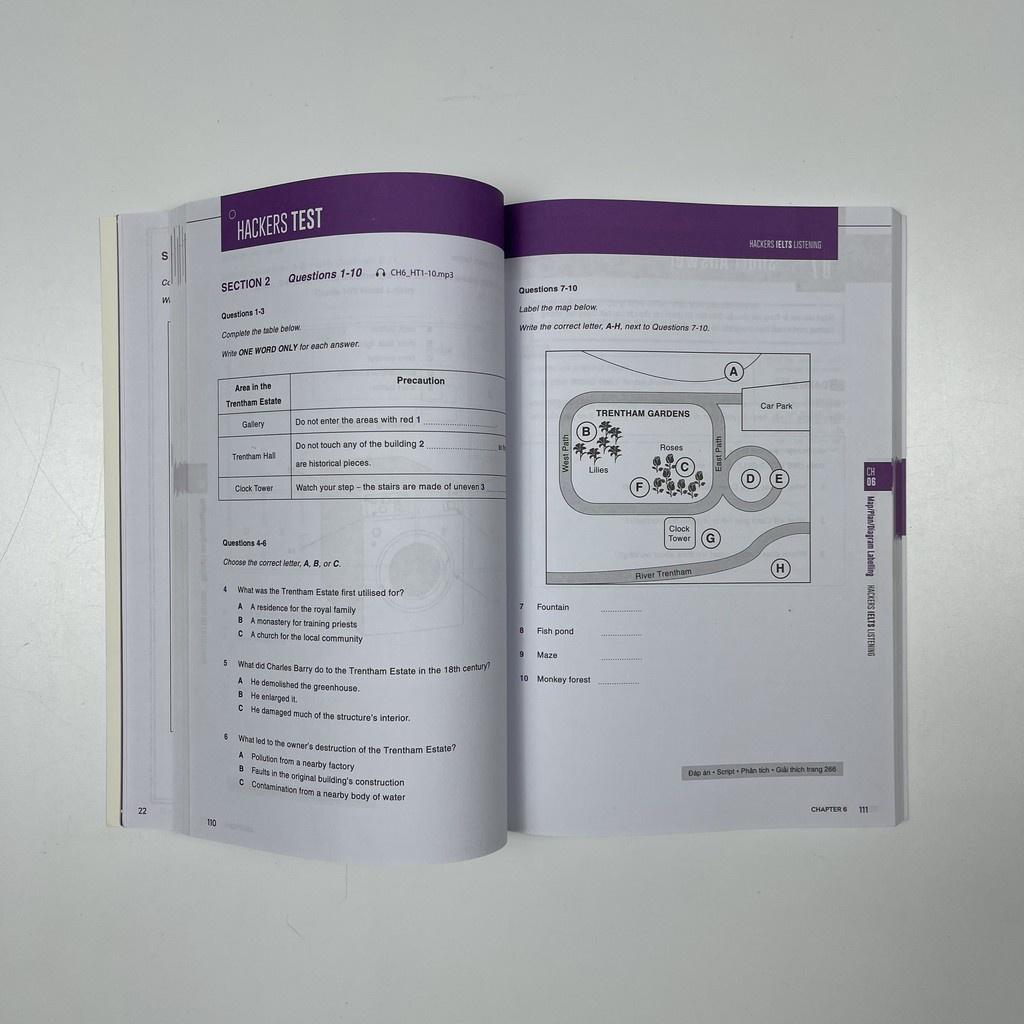 Sách Tiếng Anh - Hackers IELTS - Listening