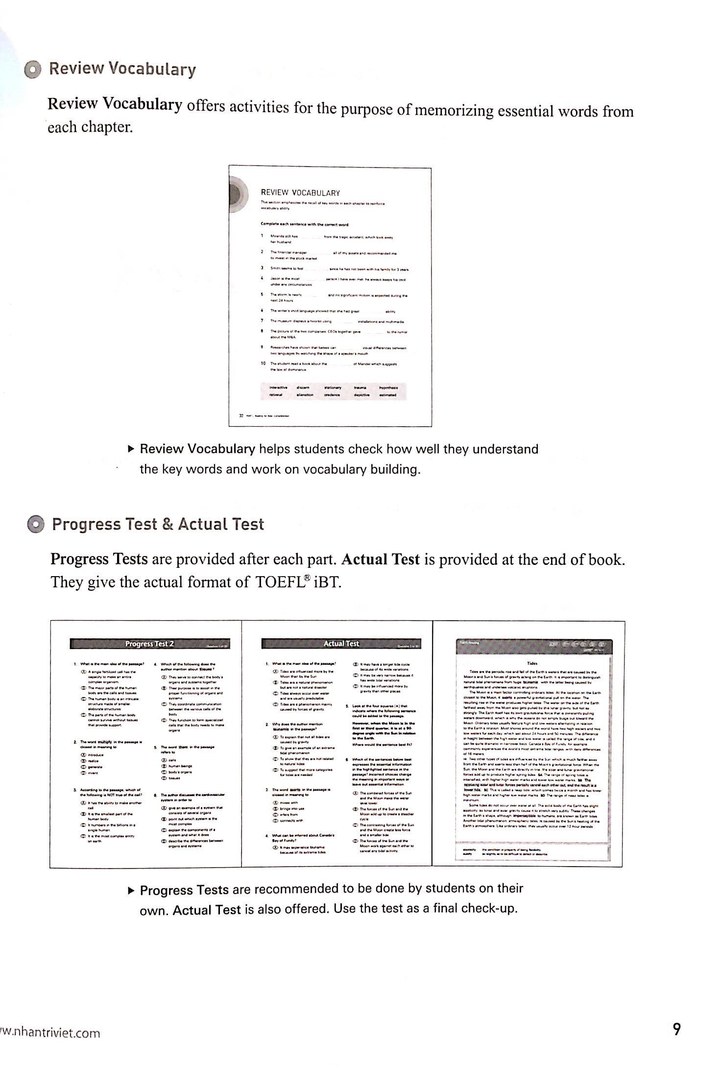 TOEFL iBT Activator Reading (Tập 3) - Advanced