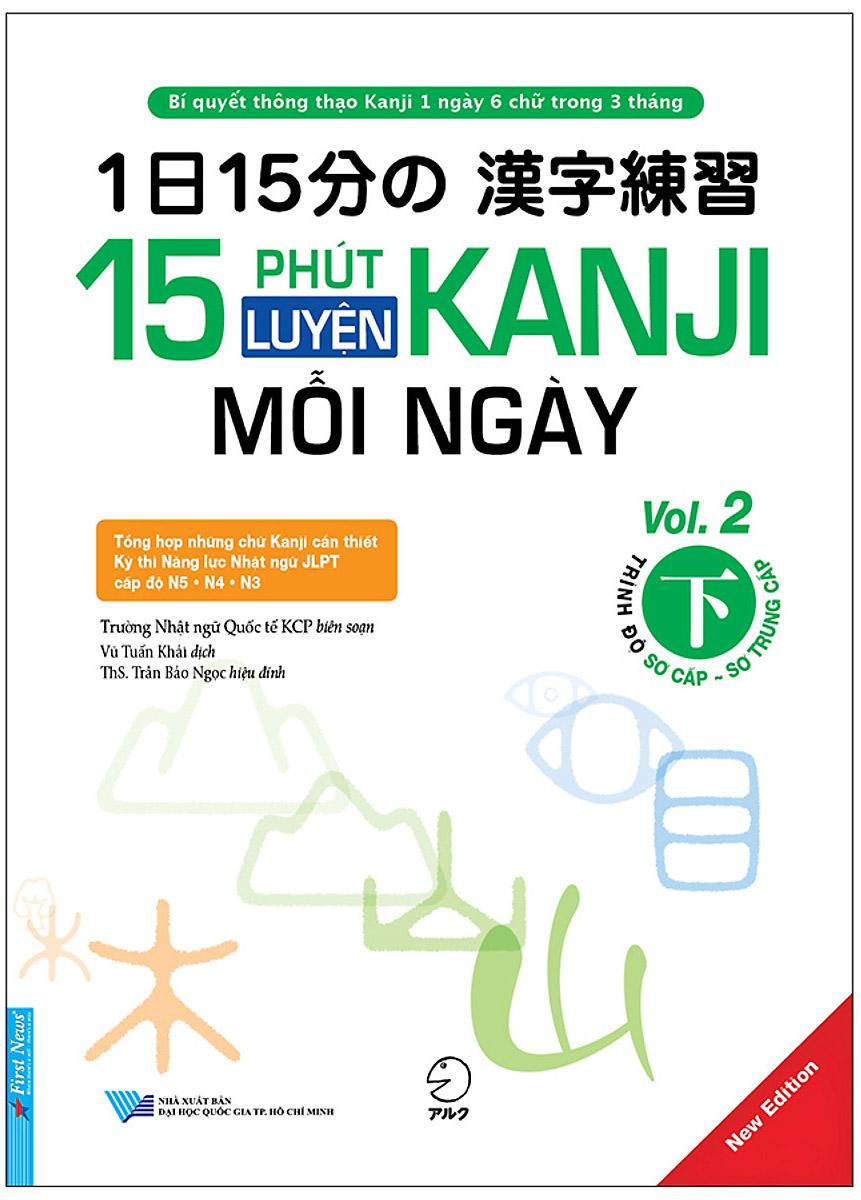 15 Phút Luyện Kanji Mỗi Ngày - Vol 2