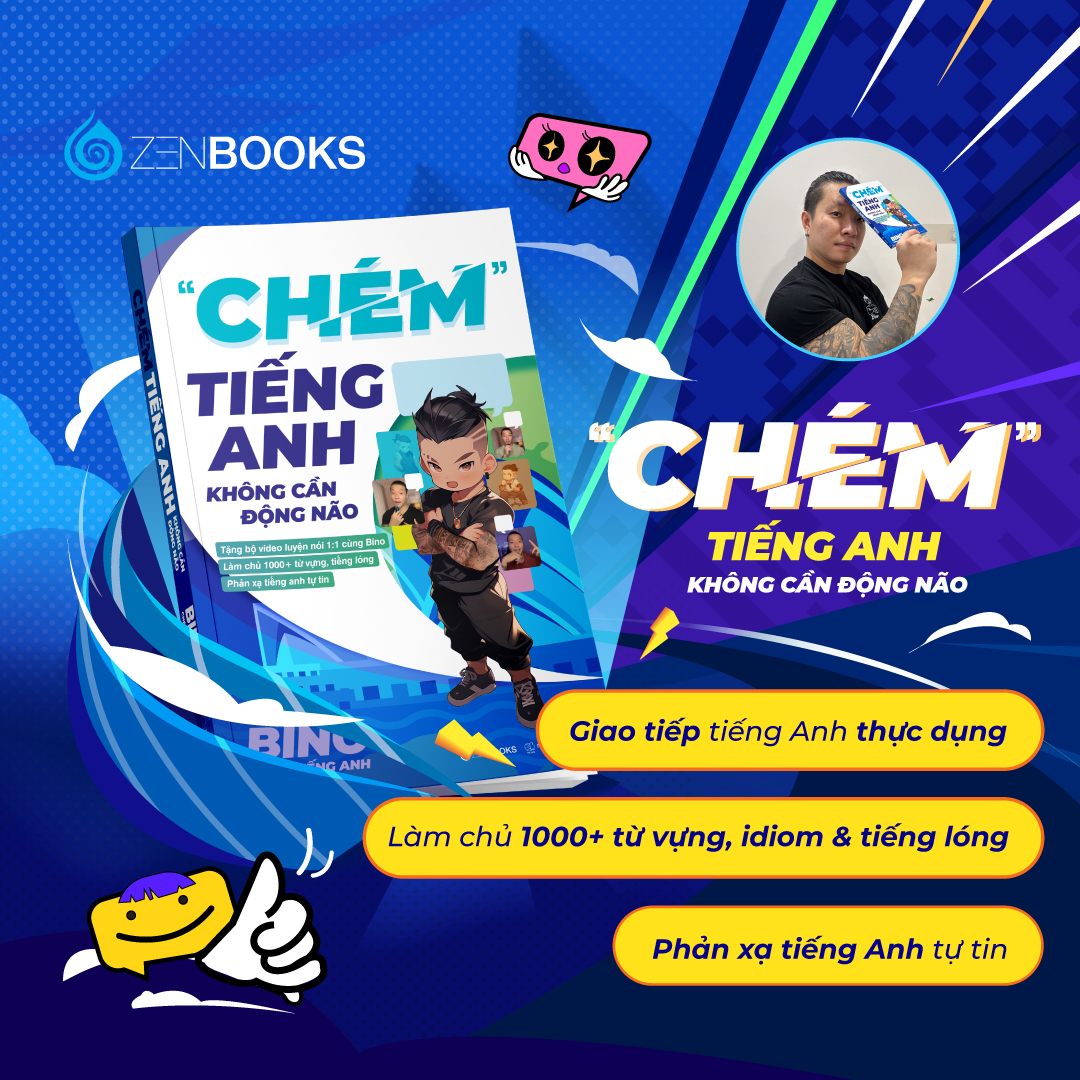 Combo Sách Giao Tiếp Từ Cơ Bản Đến Chém Tiếng Anh Không Cần Động Não
