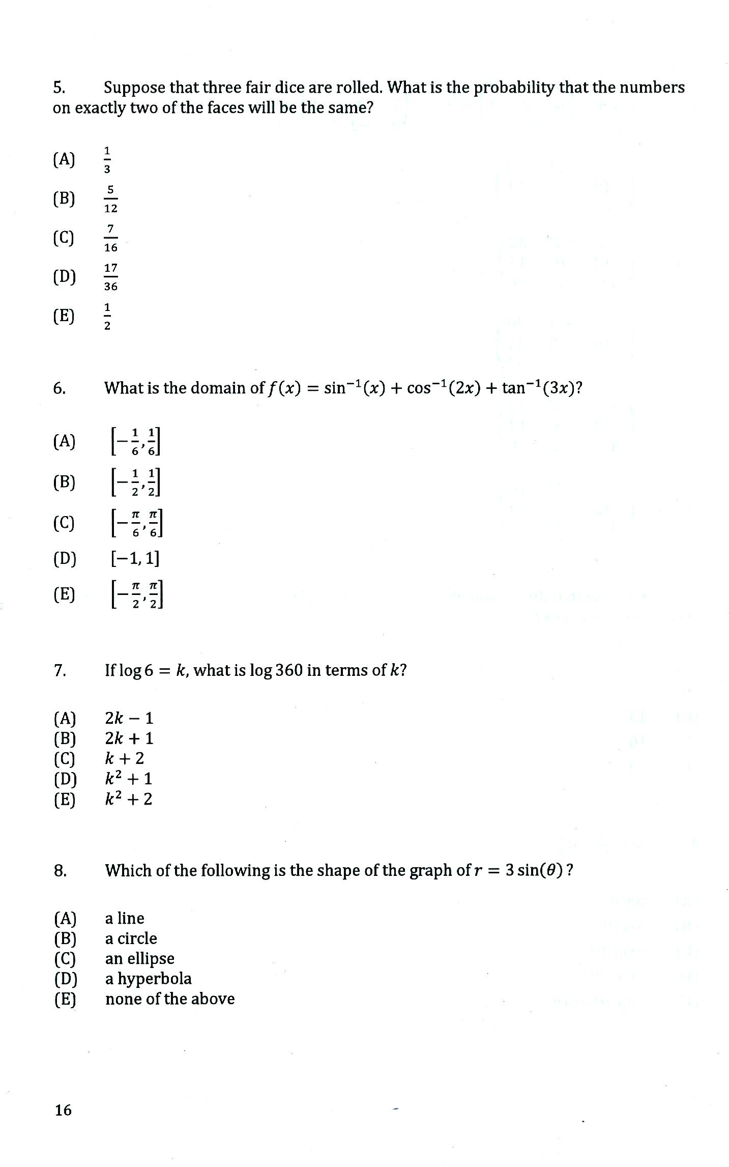Bứt Phá Điểm Số Sat 2 Với 626 Bài Toán Khó – Questions For The Sat Mathematics Level 2 Subject Test