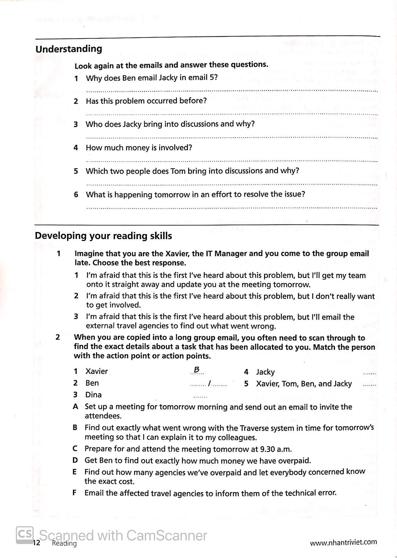 Collins English For Business Reading