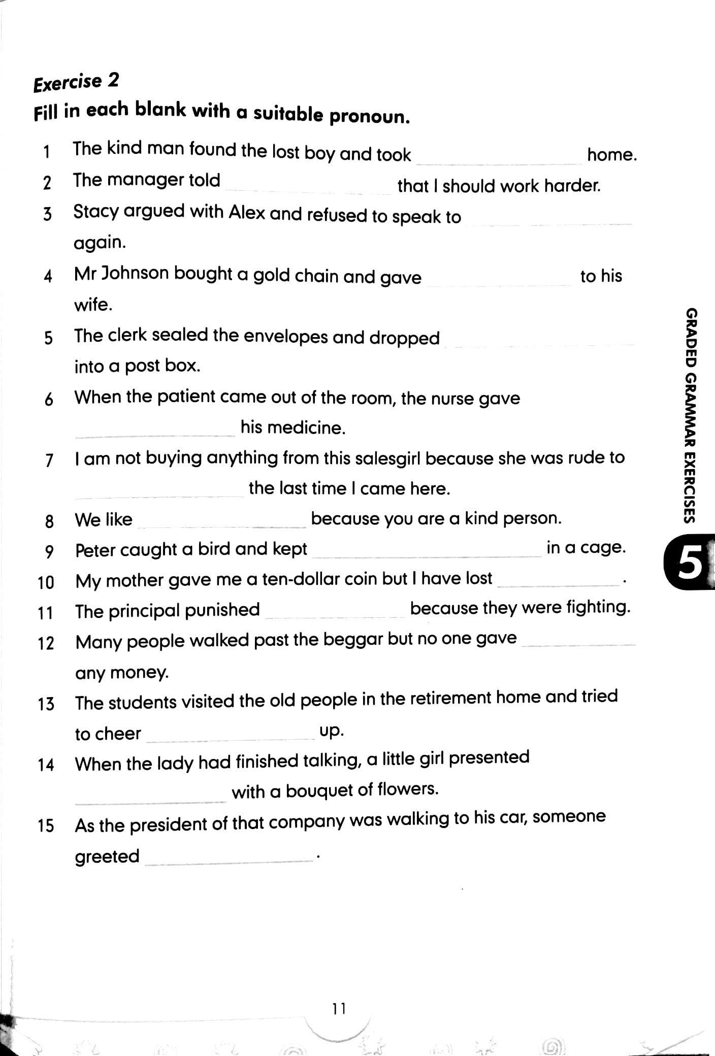 Graded Grammar Exercises 5 (Không CD)