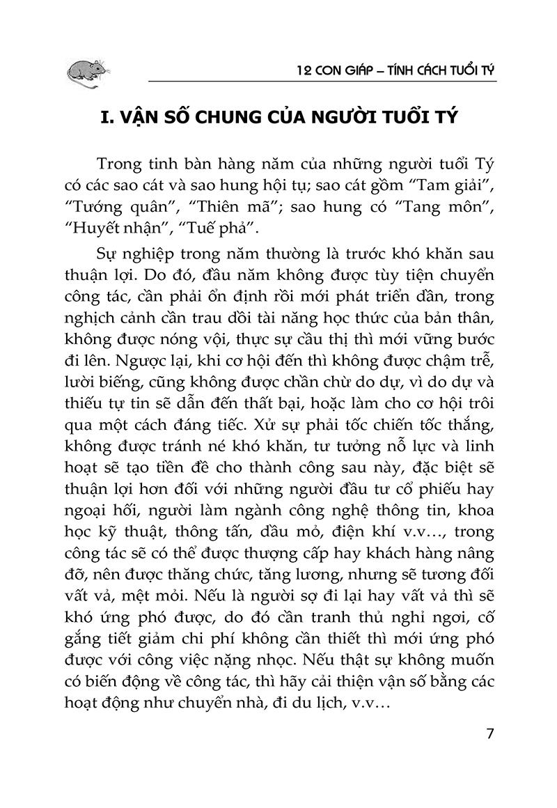 Tìm Hiểu Tính Cách Con Người Qua Năm Sinh Tuổi Tý