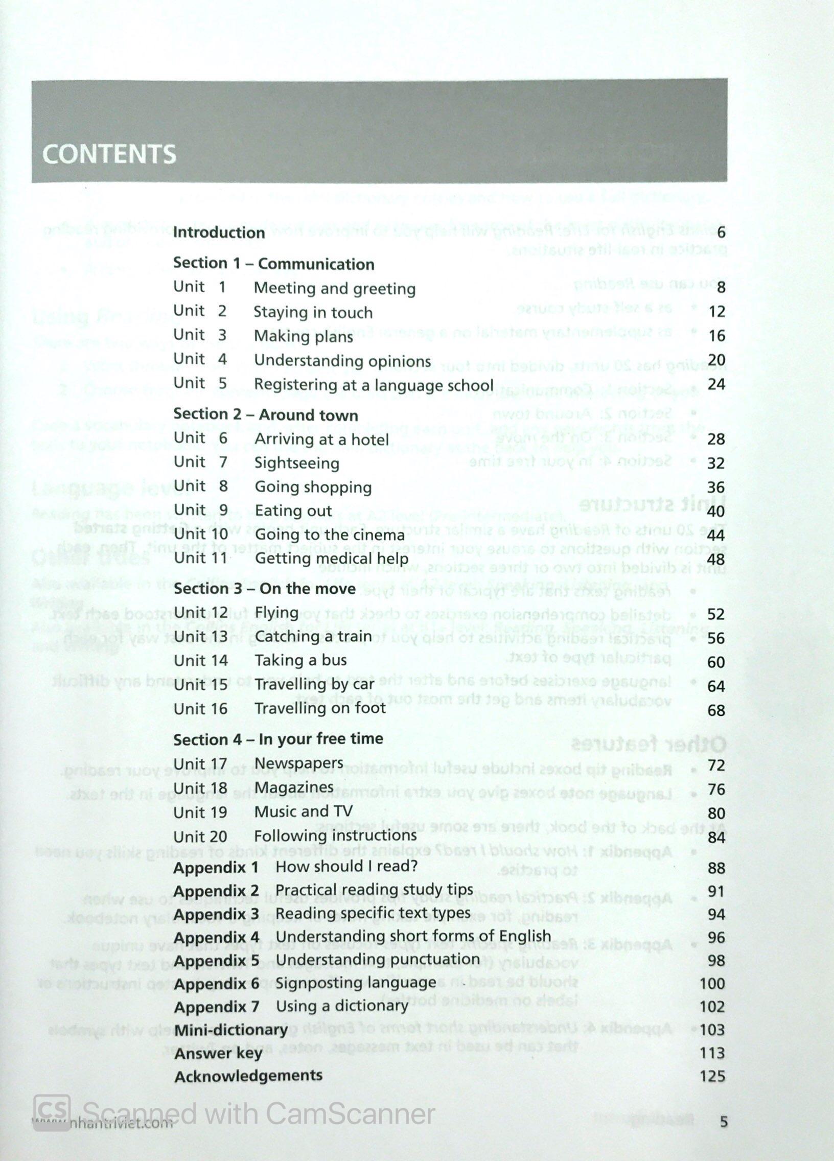 Collins English For Life - Reading (A2 Pre - intermediate)