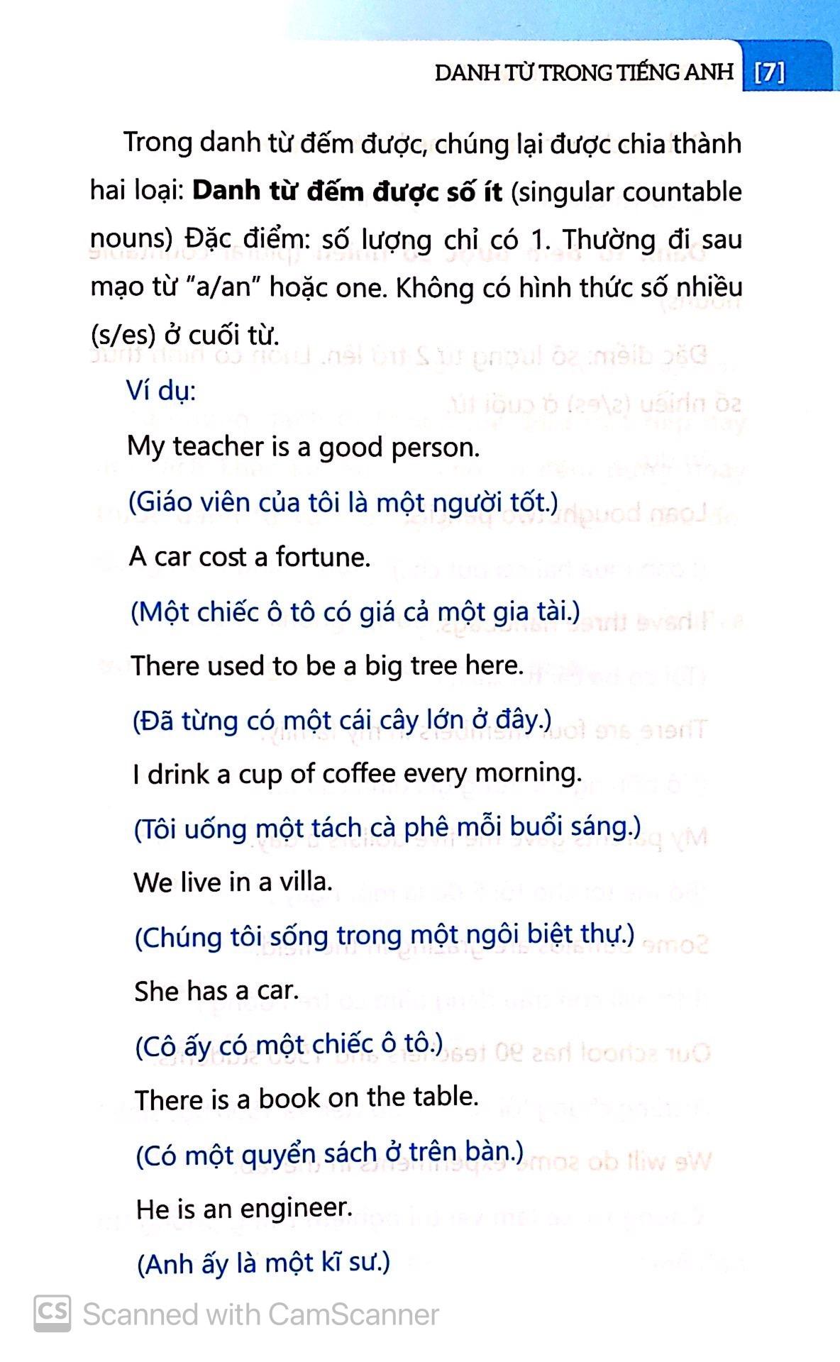 Danh Từ Trong Tiếng Anh
