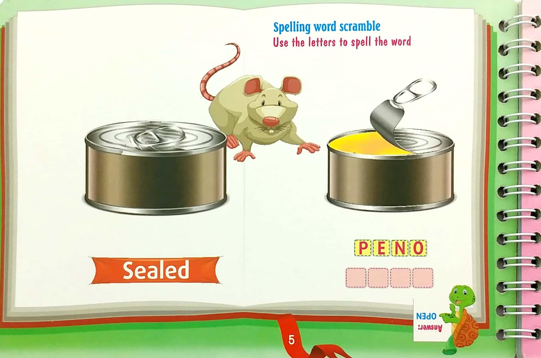 Những Cặp Từ Vựng Trái Nghĩa Và Trò Chơi Ghép Chữ - Opposite Words In Pictures (Tập 2)