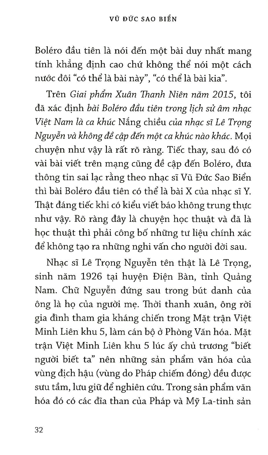 Lắng Nghe Giai Điệu BOLÉRO