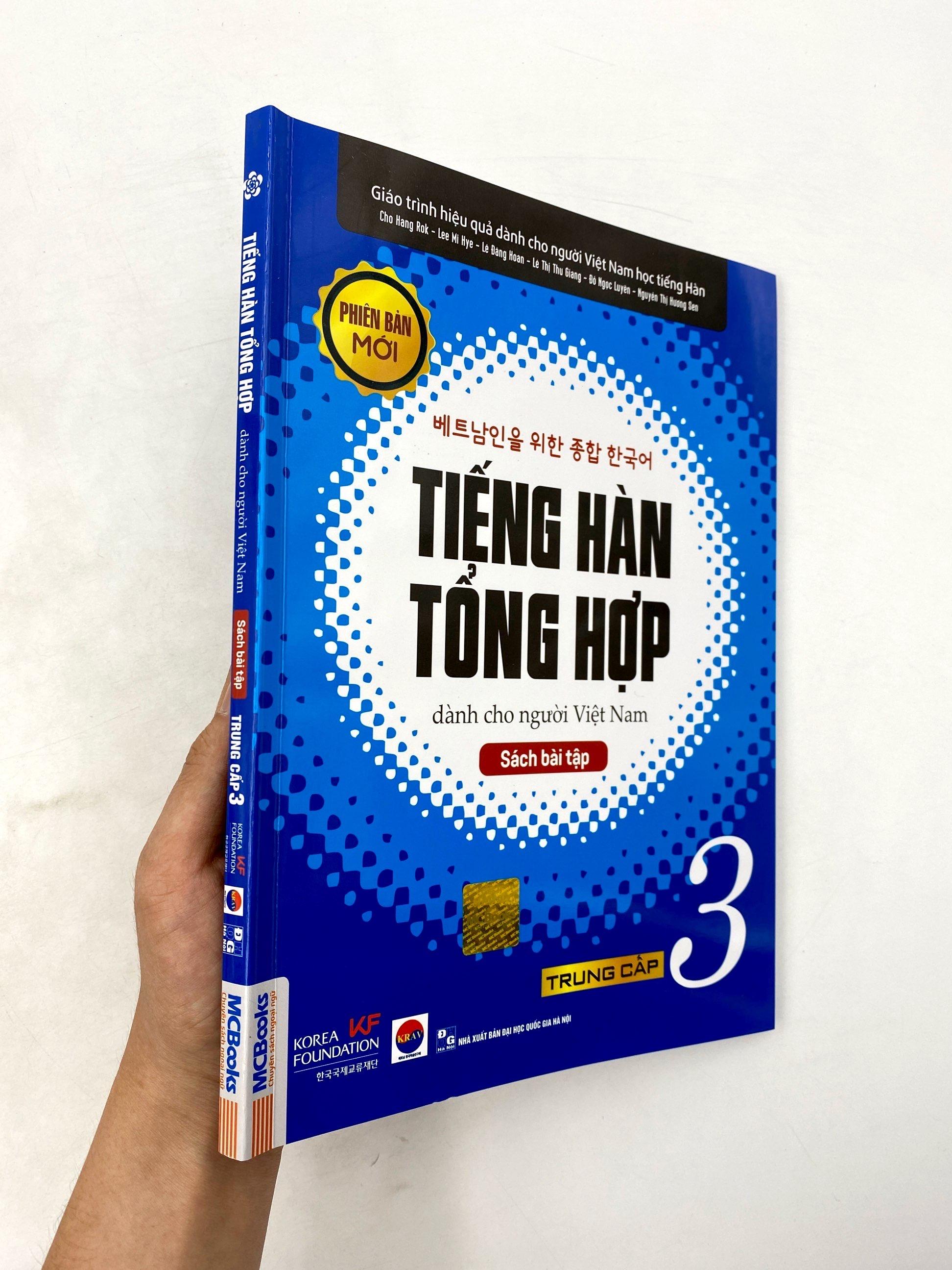 Bài Tập Tiếng Hàn Tổng Hợp Trung Cấp 3 (Phiên Bản Mới)