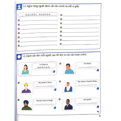 Sách - Tiếng Anh Cho Mọi Người - English For Everyone - Level 1 Beginner - Practice Book (Kèm CD) - Nhân Trí Việt