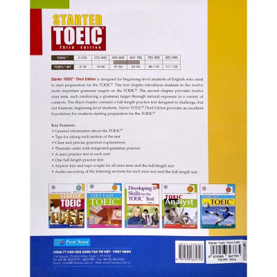 Starter TOEIC Third Edition (Kèm QR Code)  - Bản Quyền