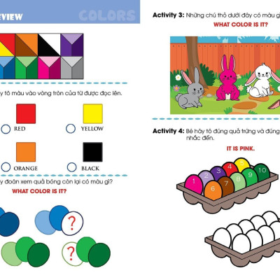 I Can Colors - sách học tiếng Anh cho trẻ mầm non