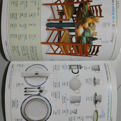 Combo 2 sách Từ điển hình ảnh Tam Ngữ Trung Anh Việt – Visual English Vietnamese Chinese Trilingual Dictionary +101 Thông Điệp Thay Đổi Cuộc Đời Phụ Nữ+DVD tài liệu