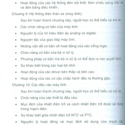 Hệ Thống Điện - Điện Tử Trên Ô Tô Đời Mới (Phần Nâng Cao) - Trần Qúy Hữu, Vy Thị Thanh Hường, Phạm Quang Huy 