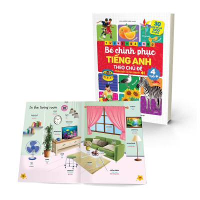 Sách - Bé Chinh Phục Tiếng Anh - Phiên Bản Âm Thanh (Giúp bé học tốt tiếng anh mỗi ngày)