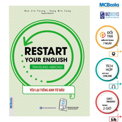 Sách - Restart Your English - Yêu Lại Từ Đầu Tiếng Anh - More Expression + Traveling Abroad - Combo 2 Cuốn - MCBooks