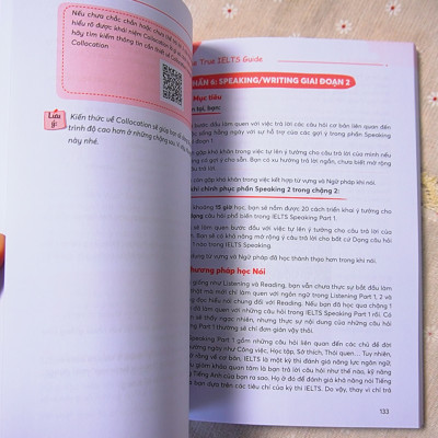 Sách - The True Ielts Guide - Cẩm nang hướng dẫn tự học IELTS chuẩn cho người mới bắt đầu - Tặng tài khoản học tập