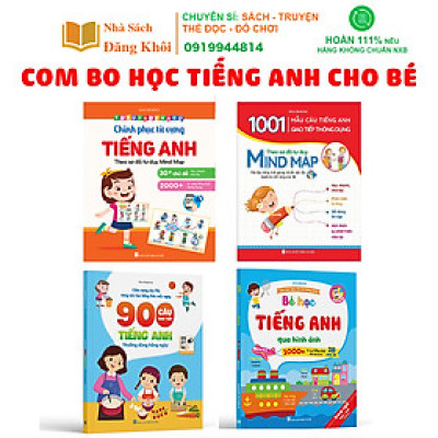 Sách - COMBO Trọn bộ Tiếng Anh đầu đời cho bé