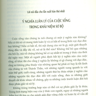 Tủ sách Tinh hoa: Siêu Lý Tình Yêu - Tập 2: Triết Học Đạo Đức