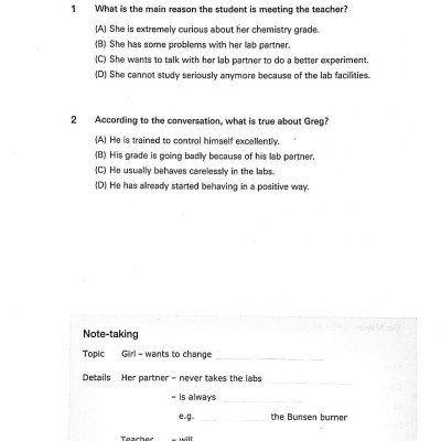 TOEFL iBT Activator Listening Advanced (Kèm CD)