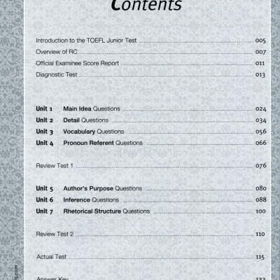 Master Toefl Junior Intermediate: Reading Comprehension (Kèm Cd) - 2019