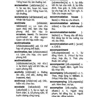 Từ Điển Anh - Việt 340.000 Mục Từ Và Định Nghĩa (Tái Bản 2022) (Bìa Cứng)