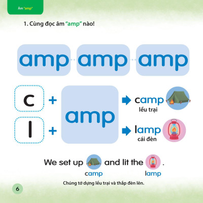 Cùng Con Học Ngữ Âm Tiếng Anh Qua 3 Cấp Độ - Nguyên Âm Ghép Với Phụ Âm