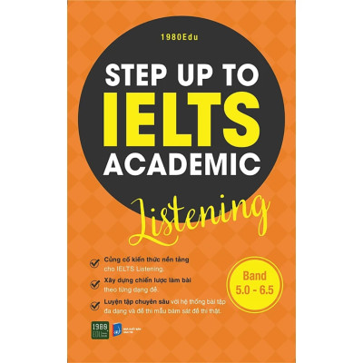 Bộ 4 Cuốn Sách Luyện Thi IELTS: Step Up To Ielts Academic (Listening + Reading + Writing + Speaking)