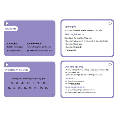 Flashcard Ngữ Pháp Tiếng Trung - 241 Cấu Trúc Ngữ Pháp Luyện Thi HSK 123456 - Bộ Thẻ Học Ngữ Pháp Tiếng Trung Cầm Tay - Phạm Dương Châu (Phiên bản màu sắc đặc biệt))
