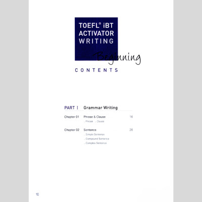 TOEFL iBT Activator Writing: Beginning