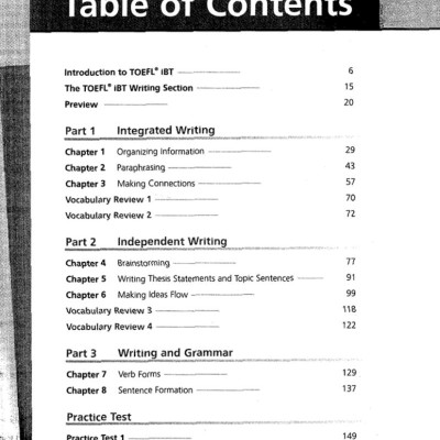 Building Skills For The Toeft IBT Beginning - Writing