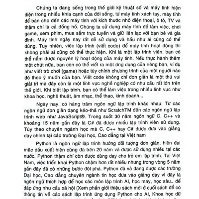 Bài Tập Thực Hành Python (Phần Cơ Bản) - TS. Trần Minh Sơn, TS. Lê Doãn Trinh, TS. Nguyễn Văn Thái, ThS. Trương Thị Bích Ngà