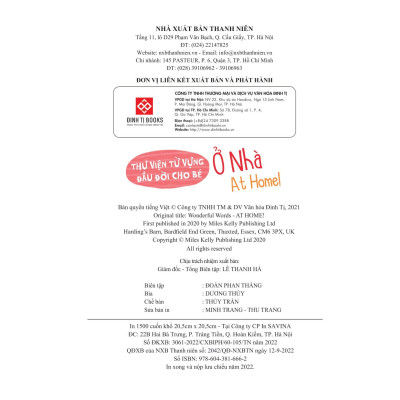 Thư Viện Từ Vựng Đầu Đời Cho Bé - Ở Nhà - At Home!