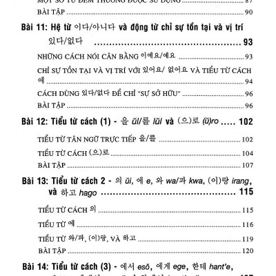 Bài Tập Ngữ Pháp Tiếng Hàn (Trình Độ Căn Bản)