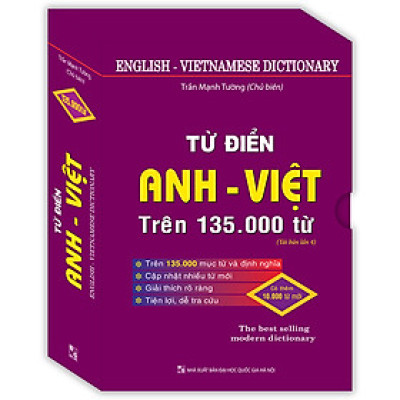 Từ Điển Anh - Việt Trên 135.000 Từ (Bìa cứng)