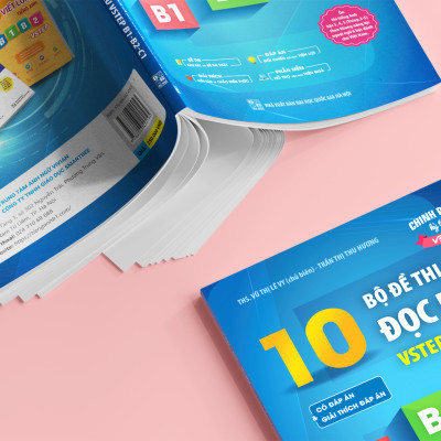 Sách 10 bộ đề thi Đọc hiểu Vstep B1-B2-C1 (tiếng Anh bậc 3,4,5)|Ôn thi TOEFL iBT reading, Vstep reading
