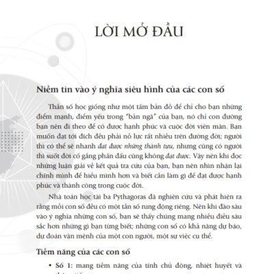 Thần Số Học - Quyền Năng Trong Tay Bạn - VT