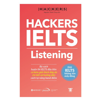 Combo Trọn Bộ 4 Cuốn Hackers IELTS ( Listening + Reading + Speaking + Writing ) ( Quà Tặng: Cây Viết Kute