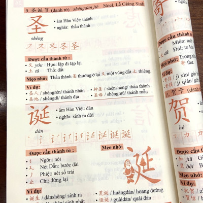 Combo 4 sách: Bộ 3 tập Siêu Trí Nhớ Chữ Hán + 5099 Từ Vựng HSK1 – HSK6 Từ Điển Tam Ngữ Anh – Trung – Việt 