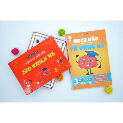 Flashcard Hack Não 220 Kanji N5 + Hack Não Từ Vựng N5 (dành cho người mới bắt đầu học tiếng Nhật)
