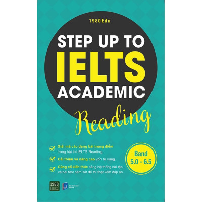 Bộ 4 Cuốn Sách Luyện Thi IELTS: Step Up To Ielts Academic (Listening + Reading + Writing + Speaking)