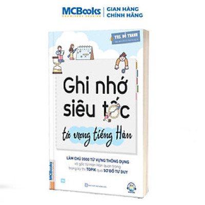 Sách - Ghi nhớ siêu tốc từ vựng tiếng Hàn