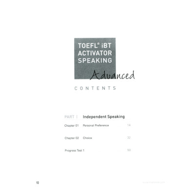 TOEFL iBT Activator Speaking: Beginning