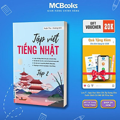 Sách - Tập Viết Tiếng Nhật Tập 2 - MCBooks