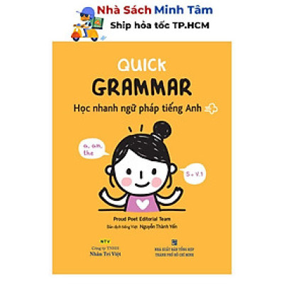 Sách - Quick Grammar – Học Nhanh Ngữ Pháp Tiếng Anh - Nhân Trí Việt