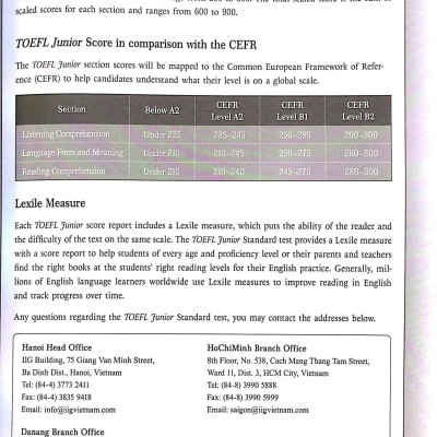 Perfect Toefl Junior  Book 1 (Kèm CD)