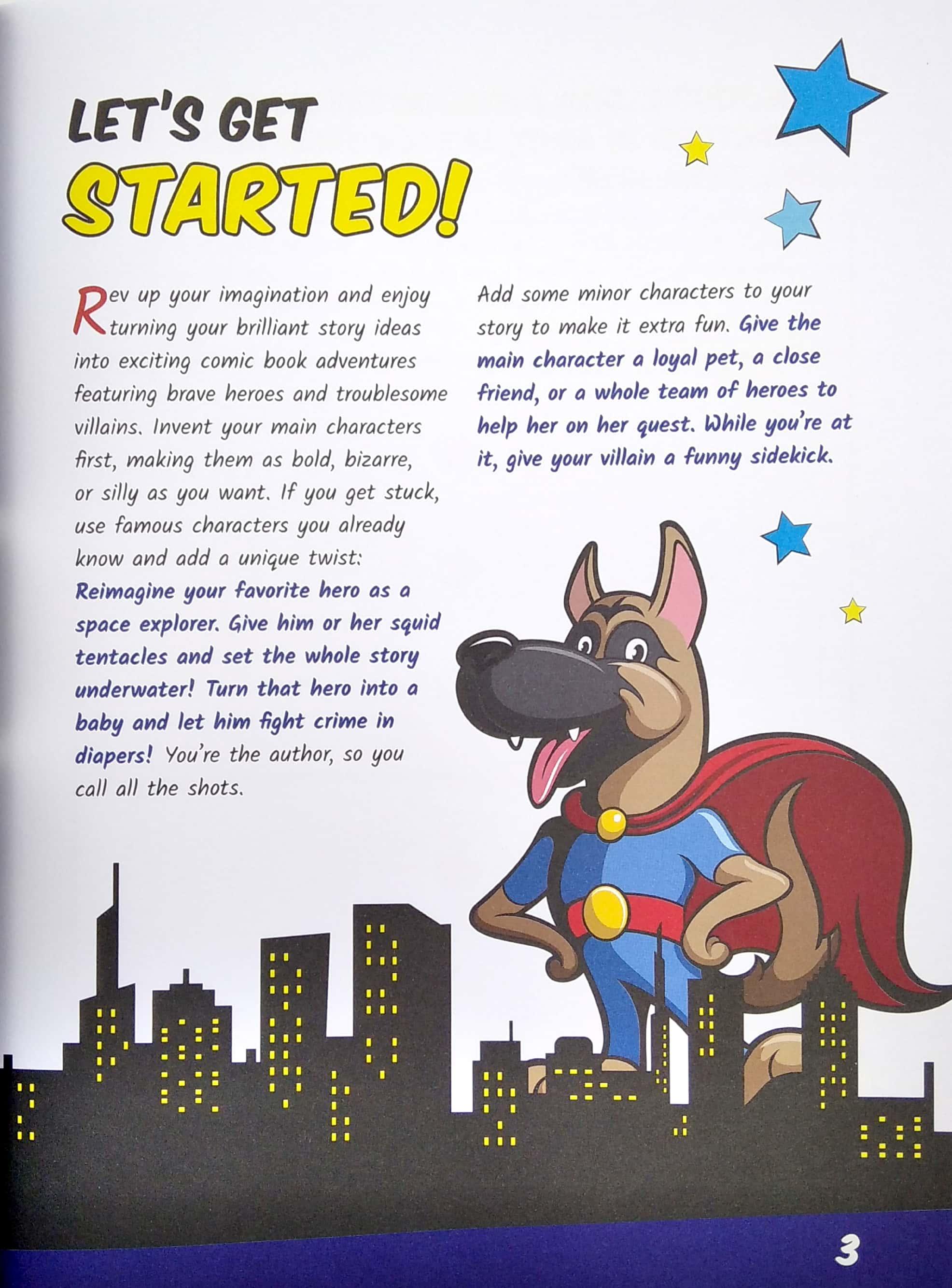 Draw Your Own Comic Book: Heroes And Villains