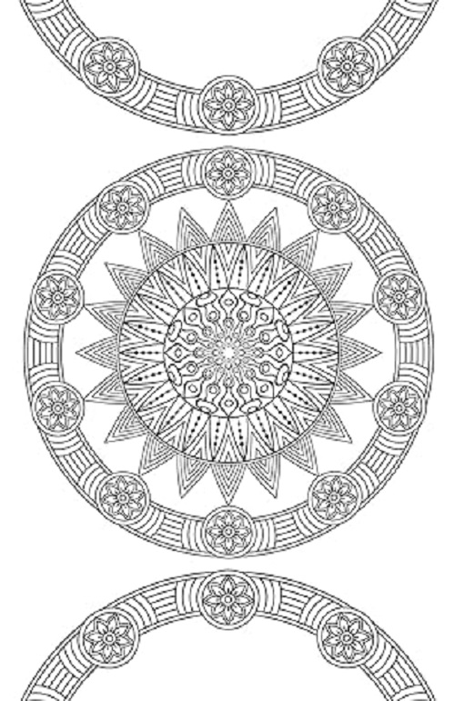 Mandala - Mini Adult Colouring Pad