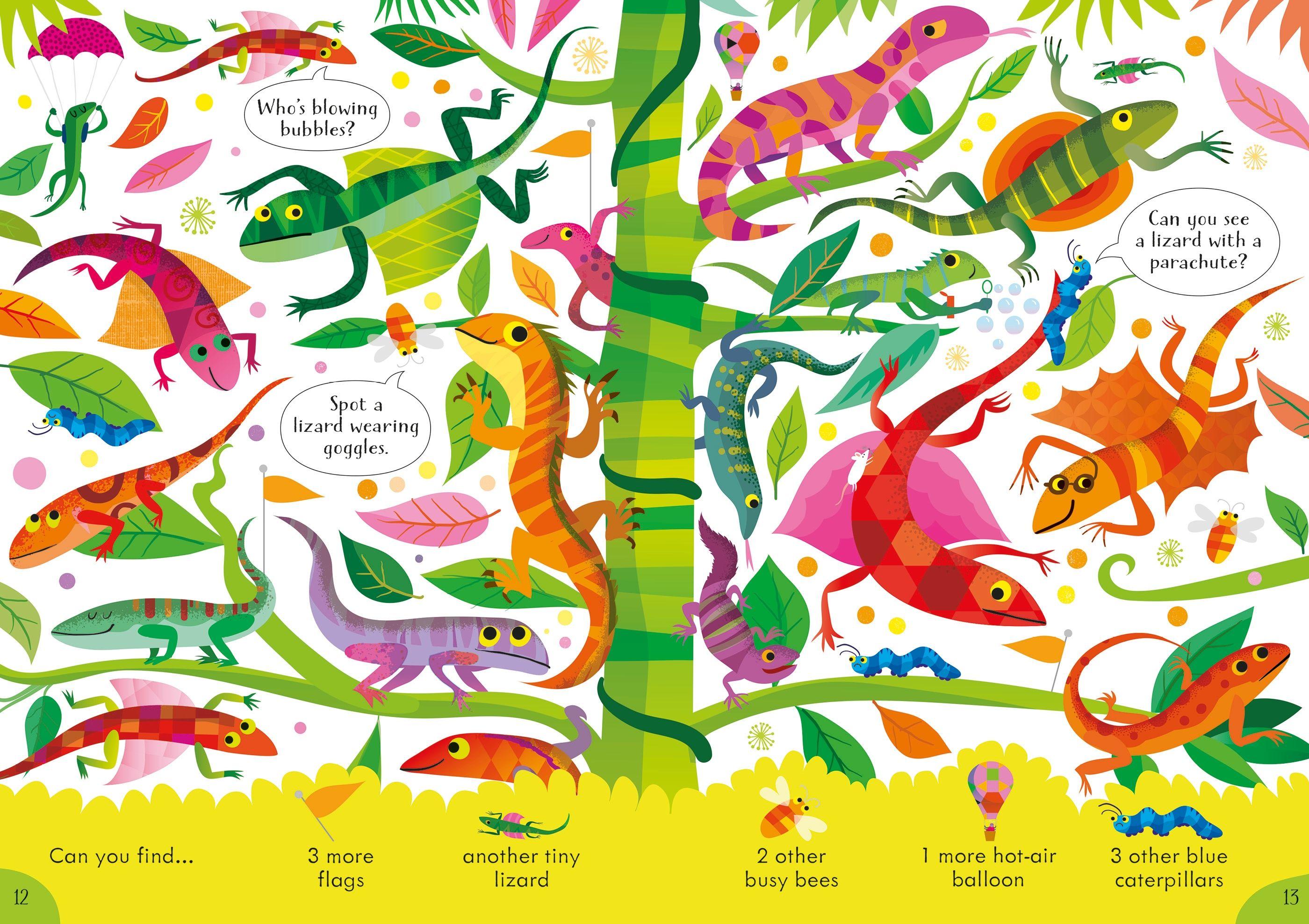 Look And Find Puzzles In The Jungle