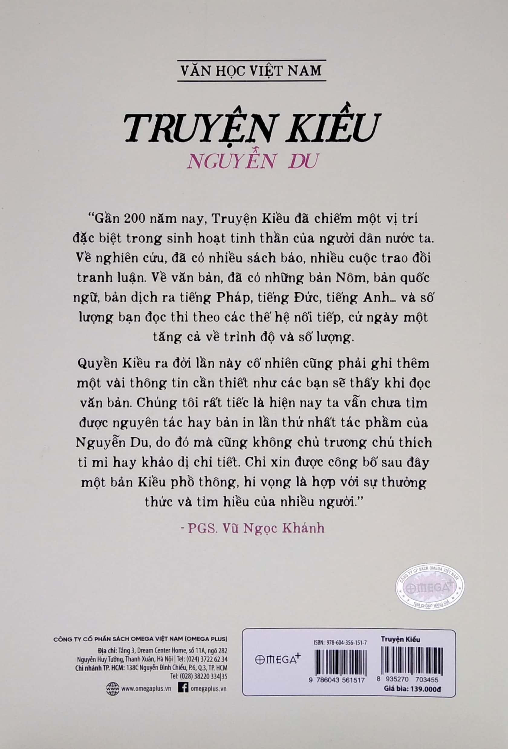 Tủ Sách Đời Người - Truyện Kiều